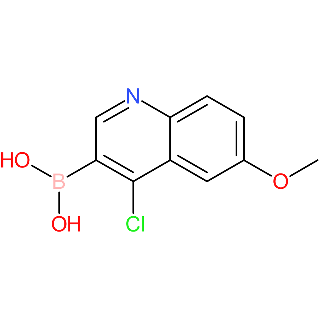 (4-chloro-6-methoxy-3-quinolinyl)boronic acid