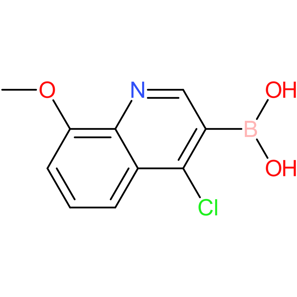 (4-chloro-8-methoxy-3-quinolinyl)boronic acid