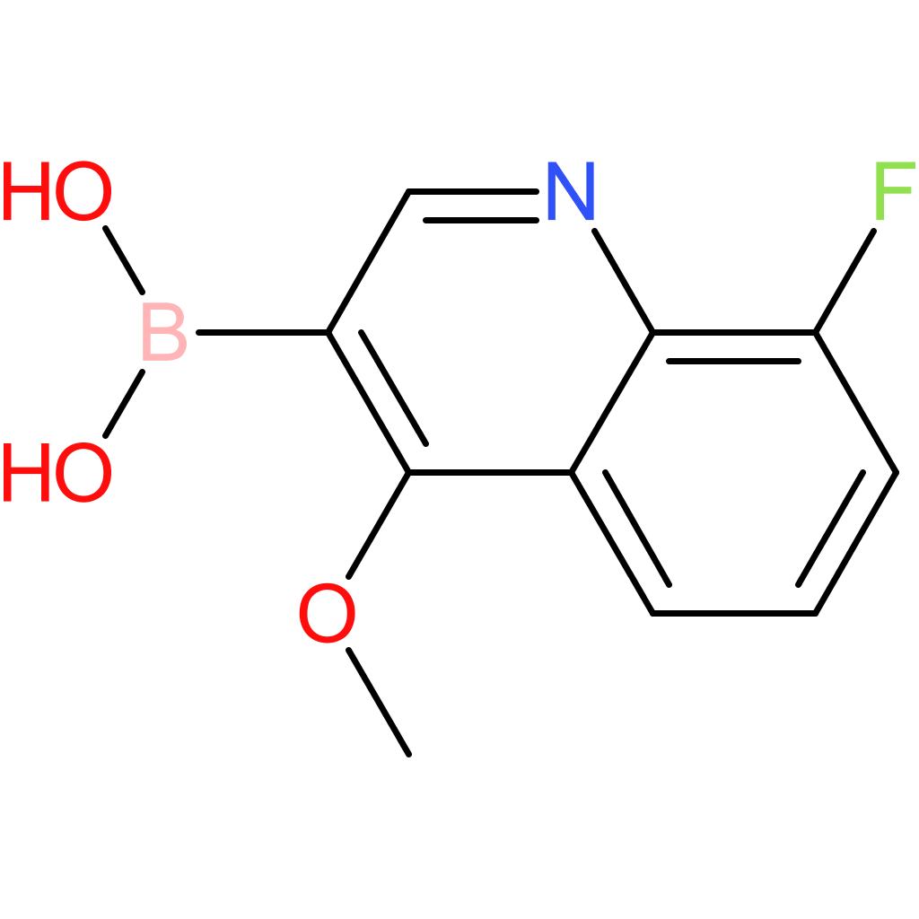 (8-fluoro-4-methoxy-3-quinolinyl)boronic acid