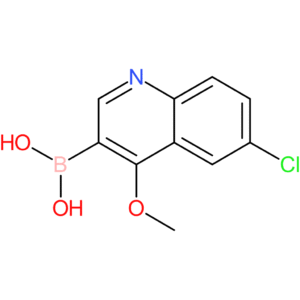 (6-chloro-4-methoxy-3-quinolinyl)boronic acid