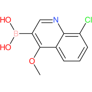 (8-chloro-4-methoxy-3-quinolinyl)boronic acid