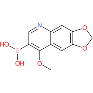 (8-methoxy[1,3]dioxolo[4,5-g]quinolin-7-yl)boronic acid