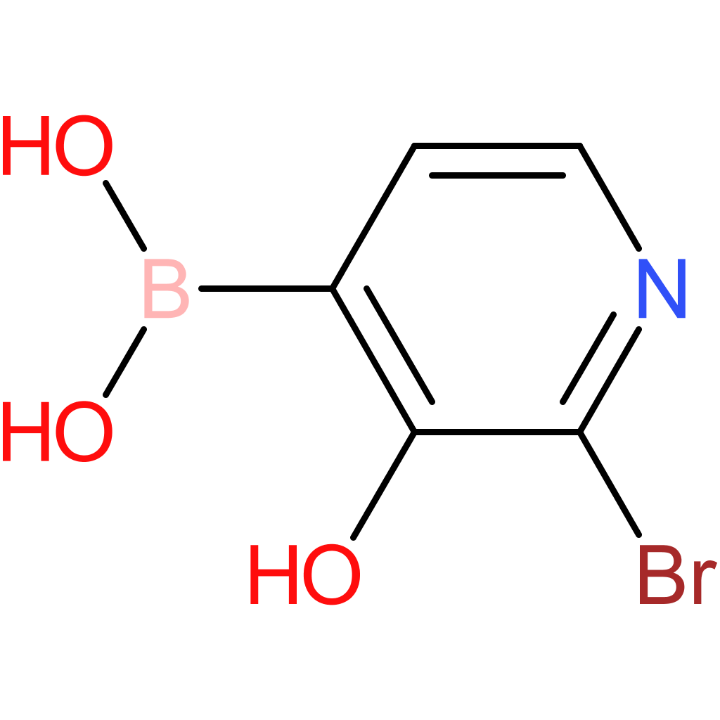 (2-bromo-3-hydroxy-4-pyridinyl)boronic acid