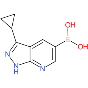 (3-cyclopropyl-1h-pyrazolo[3,4-b]pyridin-5-yl)boronic acid