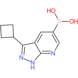 (3-cyclobutyl-1h-pyrazolo[3,4-b]pyridin-5-yl)boronic acid