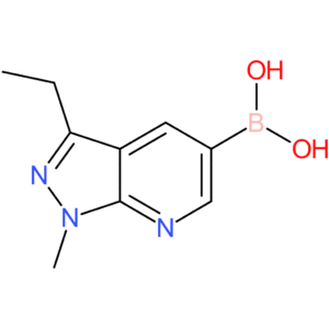 (3-ethyl-1-methyl-1h-pyrazolo[3,4-b]pyridin-5-yl)boronic acid