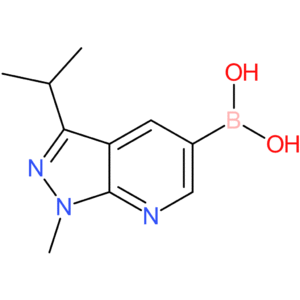(3-isopropyl-1-methyl-1h-pyrazolo[3,4-b]pyridin-5-yl)boronic acid