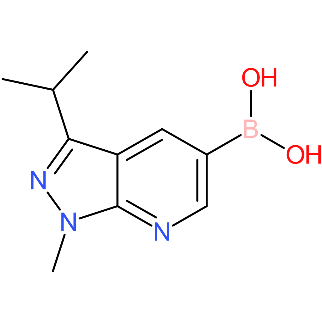 (3-isopropyl-1-methyl-1h-pyrazolo[3,4-b]pyridin-5-yl)boronic acid