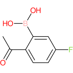 (2-acetyl-5-fluorophenyl)boronic acid