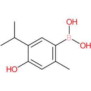 [4-hydroxy-2-methyl-5-(propan-2-yl)phenyl]boronic acid