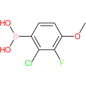 (2-chloro-3-fluoro-4-methoxyphenyl)boronic acid