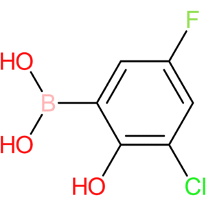 (3-chloro-5-fluoro-2-hydroxyphenyl)boronic acid