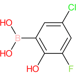 (5-chloro-3-fluoro-2-hydroxyphenyl)boronic acid