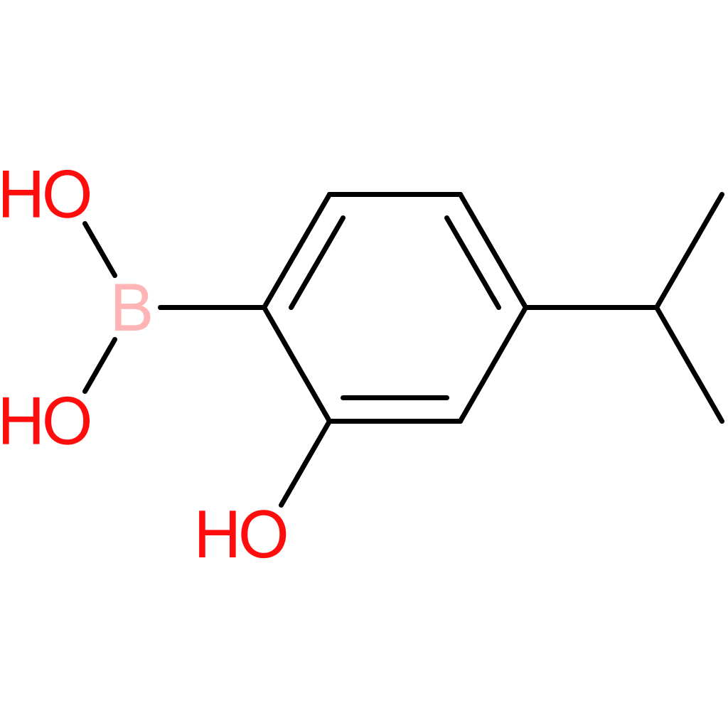 [2-hydroxy-4-(propan-2-yl)phenyl]boronic acid