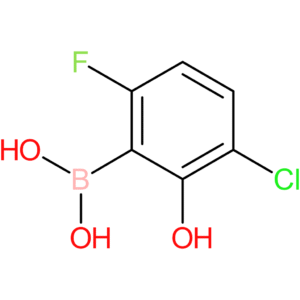 (3-chloro-6-fluoro-2-hydroxyphenyl)boronic acid