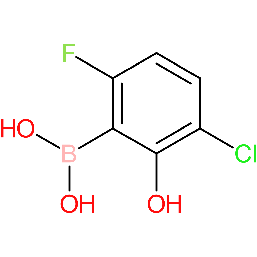 (3-chloro-6-fluoro-2-hydroxyphenyl)boronic acid