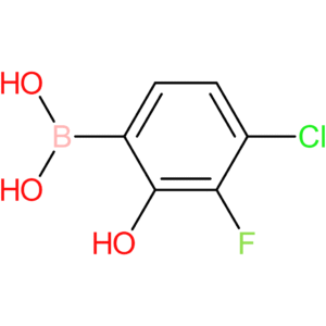 (4-chloro-3-fluoro-2-hydroxyphenyl)boronic acid