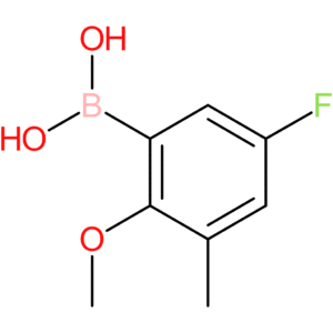 (5-fluoro-2-methoxy-3-methylphenyl)boronic acid