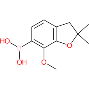 (7-methoxy-2,2-dimethyl-2,3-dihydro-1-benzofuran-6-yl)boronic acid