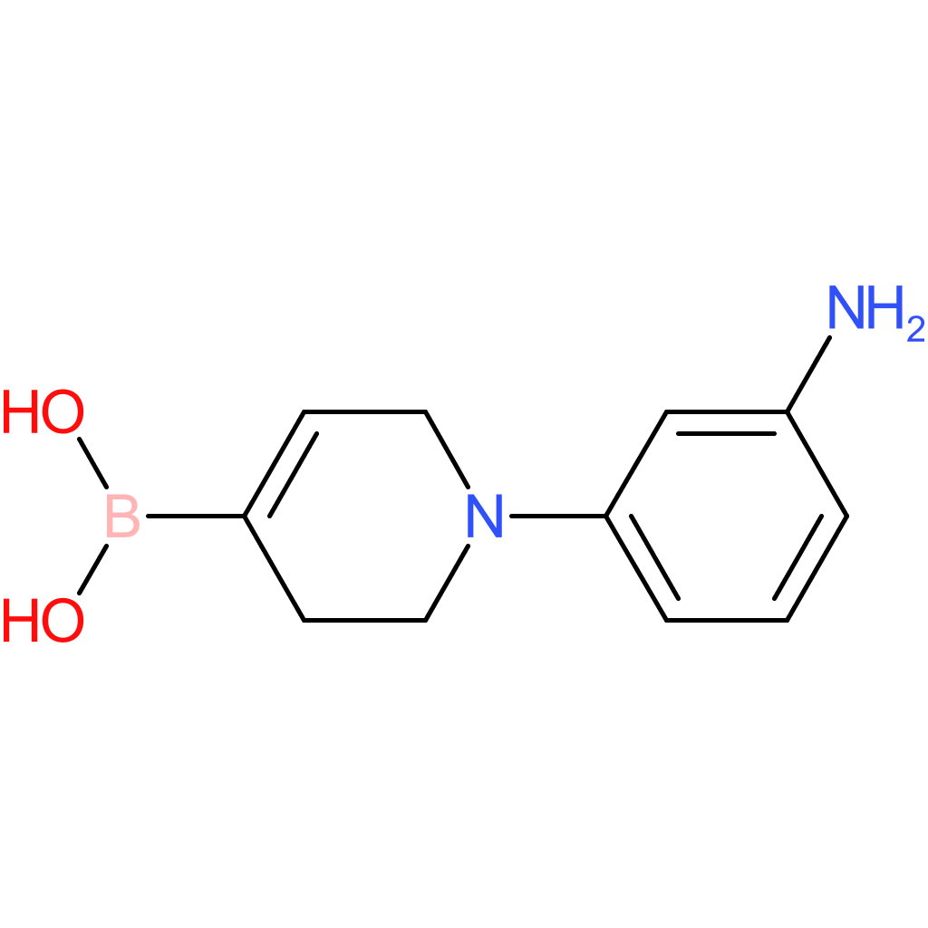 (1-(3-aminophenyl)-1,2,3,6-tetrahydropyridin-4-yl)boronic acid