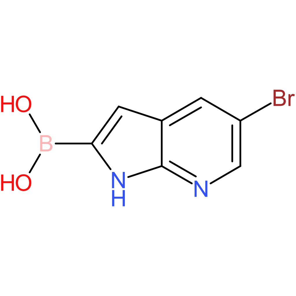 (5-bromo-1h-pyrrolo[2,3-b]pyridin-2-yl)boronic acid