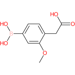2-(4-borono-2-methoxyphenyl)acetic acid