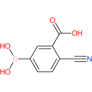 2-cyano-5-(dihydroxyboranyl)benzoic acid