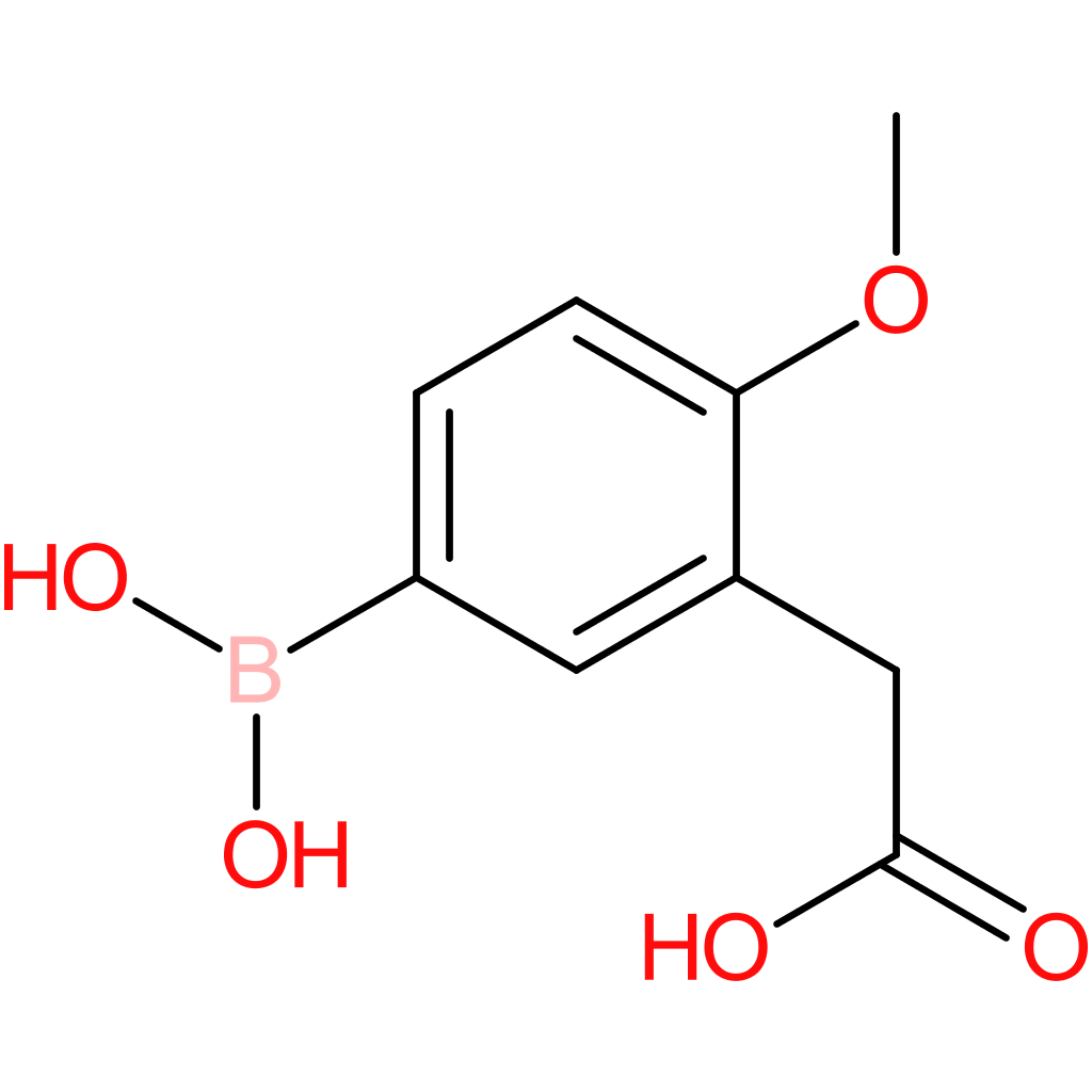 2-(5-borono-2-methoxyphenyl)acetic acid