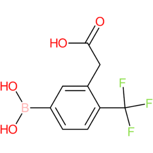 2-(5-borono-2-(trifluoromethyl)phenyl)acetic acid