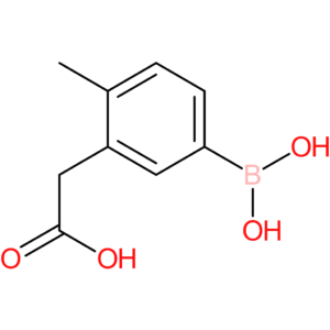 2-(5-borono-2-methylphenyl)acetic acid