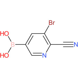 (5-bromo-6-cyanopyridin-3-yl)boronic acid