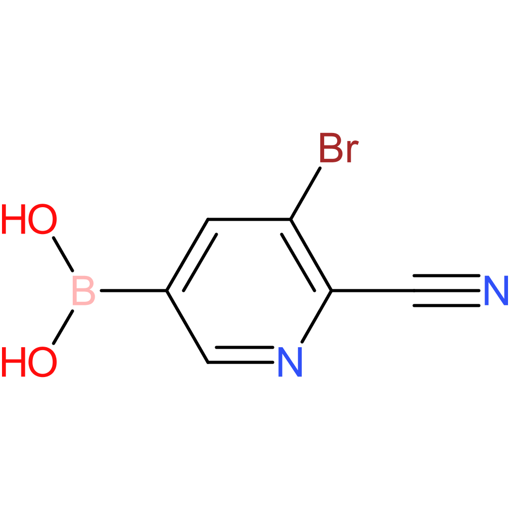 (5-bromo-6-cyanopyridin-3-yl)boronic acid