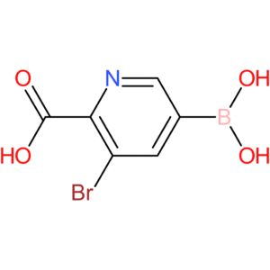 3-bromo-5-(dihydroxyboranyl)pyridine-2-carboxylic acid