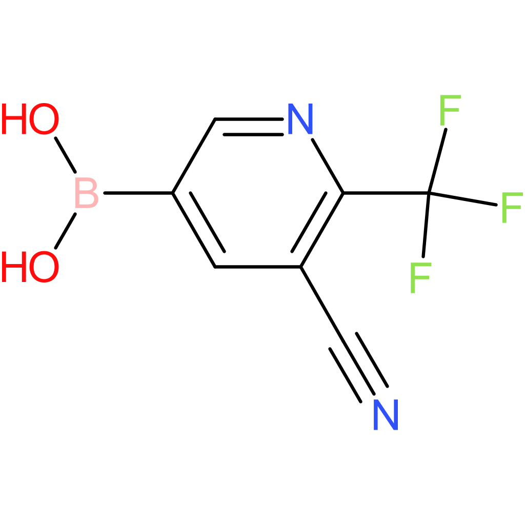 5-cyano-6-(trifluoromethyl)pyridin-3-ylboronic acid