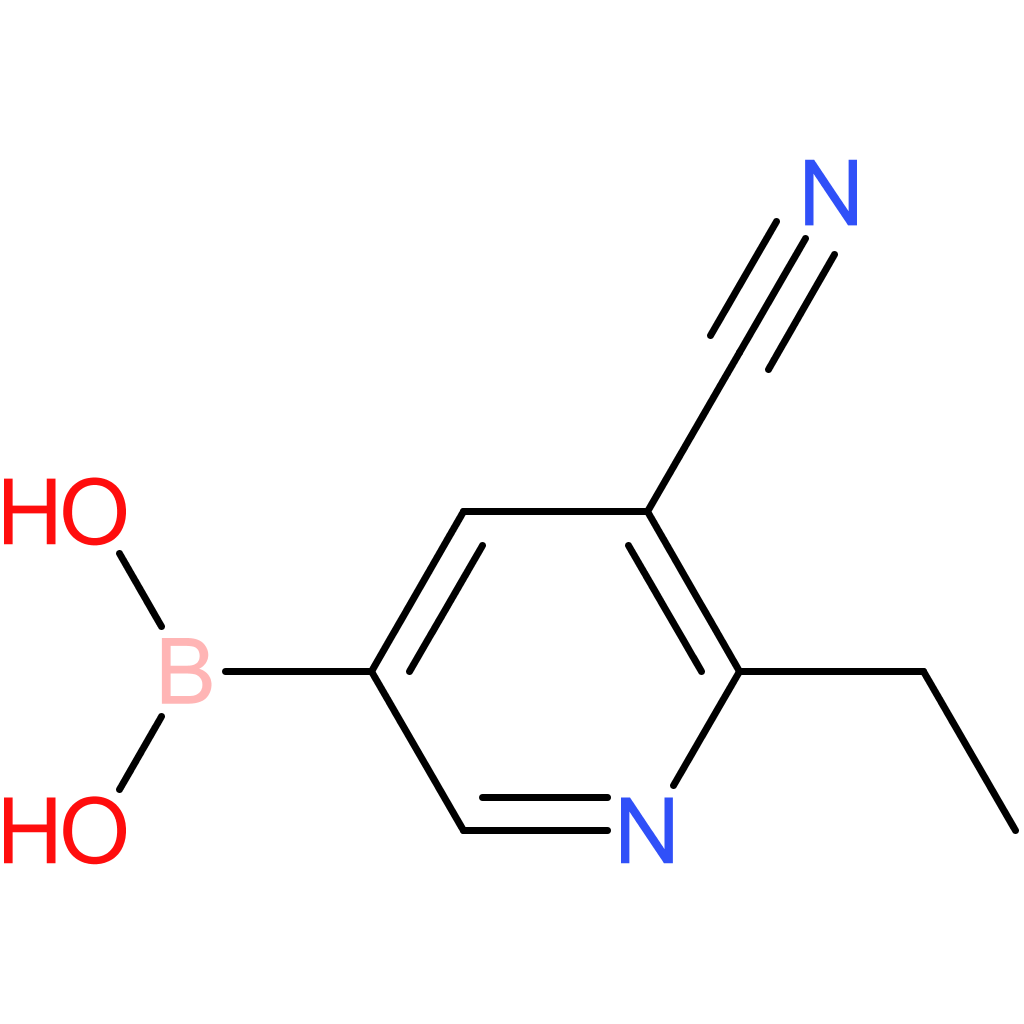 5-cyano-6-ethylpyridin-3-ylboronic acid