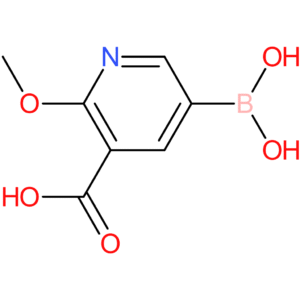 5-(dihydroxyboranyl)-2-methoxypyridine-3-carboxylic acid