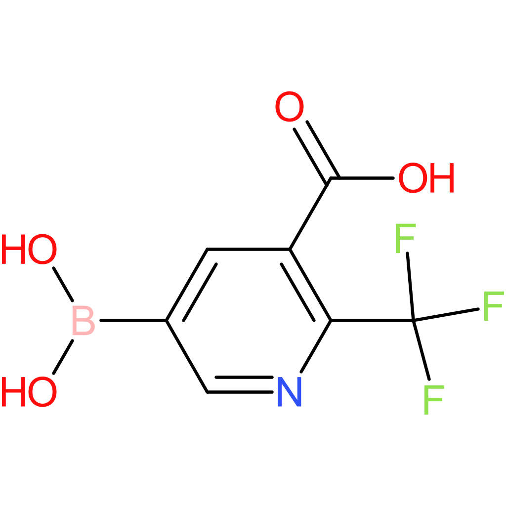 5-borono-2-(trifluoromethyl)nicotinic acid
