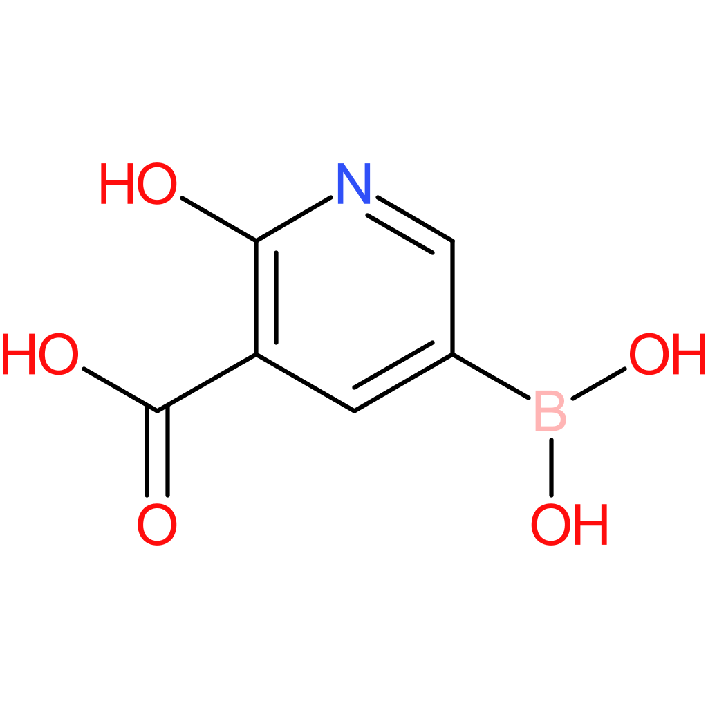 5-(dihydroxyboranyl)-2-hydroxypyridine-3-carboxylic acid
