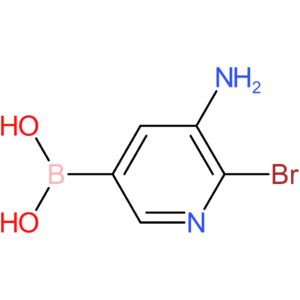 5-amino-6-bromopyridin-3-ylboronic acid