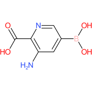 3-amino-5-(dihydroxyboranyl)pyridine-2-carboxylic acid