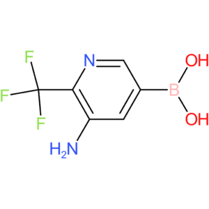 5-amino-6-(trifluoromethyl)pyridin-3-ylboronic acid