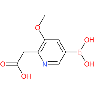 2-(5-borono-3-methoxypyridin-2-yl)acetic acid