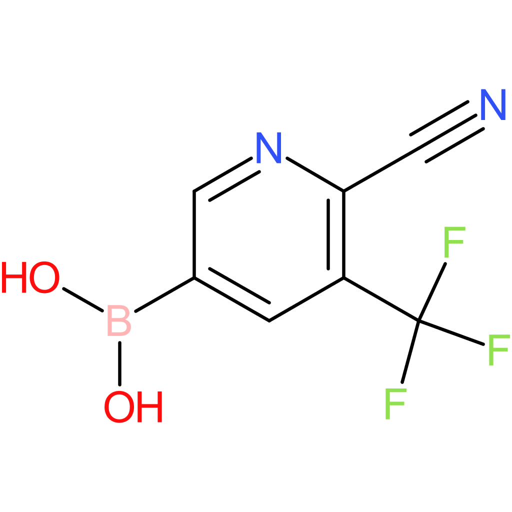 6-cyano-5-(trifluoromethyl)pyridin-3-ylboronic acid