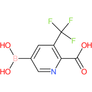 5-(dihydroxyboranyl)-3-(trifluoromethyl)pyridine-2-carboxylic acid