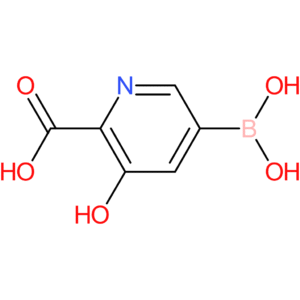 5-(dihydroxyboranyl)-3-hydroxypyridine-2-carboxylic acid