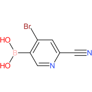 (4-bromo-6-cyanopyridin-3-yl)boronic acid