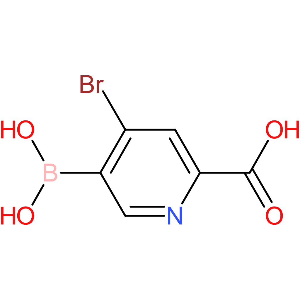 4-bromo-5-(dihydroxyboranyl)pyridine-2-carboxylic acid
