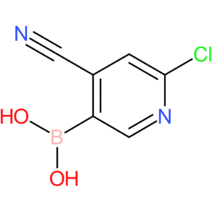 (6-chloro-4-cyanopyridin-3-yl)boronic acid