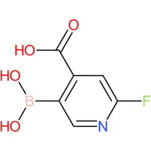 5-(dihydroxyboranyl)-2-fluoropyridine-4-carboxylic acid
