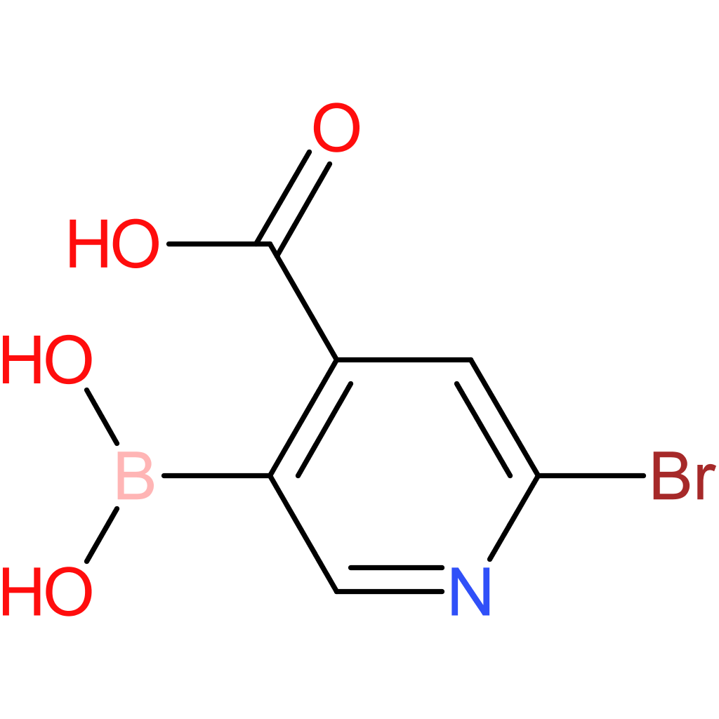 2-bromo-5-(dihydroxyboranyl)pyridine-4-carboxylic acid